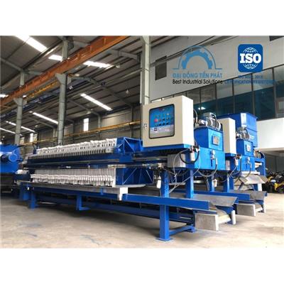 Máy ép bùn xử lý bùn dệt nhuộm