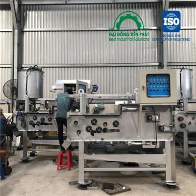 Giá máy ép bùn băng tải hiện nay
