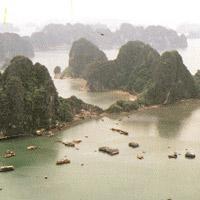 Hoàng hôn ở Hạ Long đẹp nhất thế giới