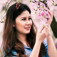 Tháng ba xao xuyến sắc hoa ban