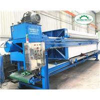 Máy ép bùn khung bản ứng dụng trong xử lý chất thải công nghiệp