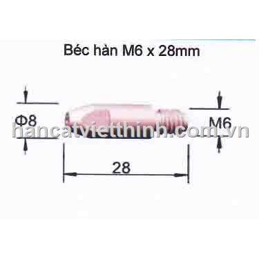 Béc hàn M6*28