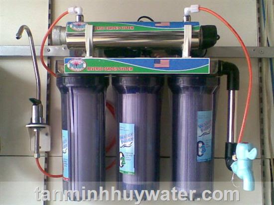 Ly lọc 10" dạng ba ly có đèn tia cực tím