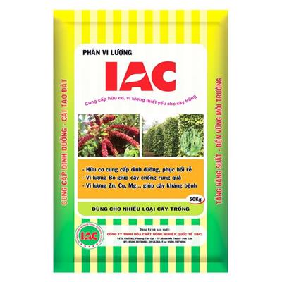 Phân hữu cơ vi lượng IAC