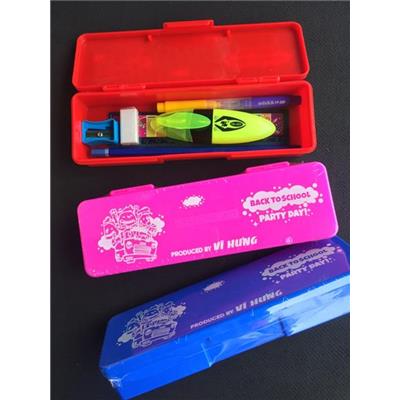 3 MÀU: HỘP ĐỰNG BÚT VIẾT, DỤNG CỤ HỌC TẬP "Back To School"