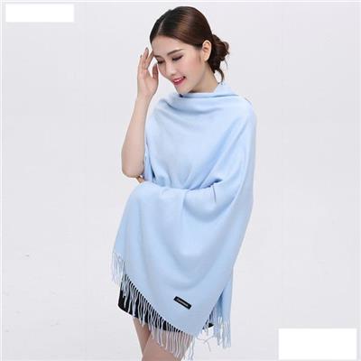 Khăn Choàng Cổ Cashmere Đa Năng Thời Trang MÀU XANH DA TRỜI - Kt: (200 x 73) cm