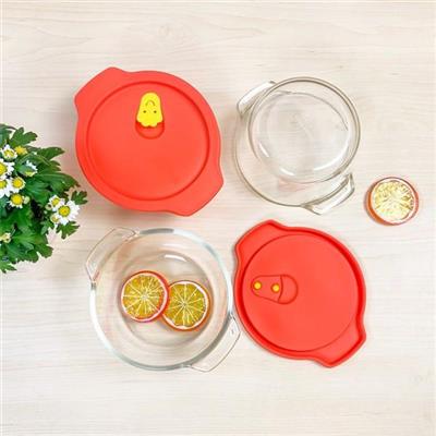 Hộp Thủy Tinh Tròn Chịu Nhiệt Lock&Lock LLG506G 460ml Nắp Silicon