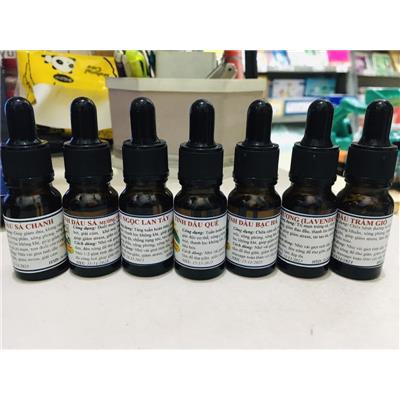 Chai Tinh Dầu Thiên Nhiên Nguyên Chất Trị Liệu 10ml - 7 MÙI