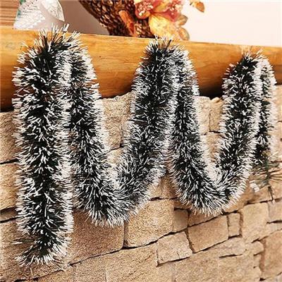 Dây ĐUÔI CHỒN Trang Trí Noel Màu XANH TUYẾT Dài 2 Mét  Day DUOI CHON Trang Tri Noel Mau XANH TUYET Dai 2 Met