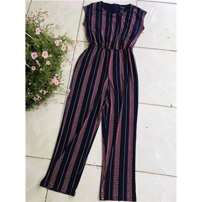 SỌC: Bộ Jumpsuit Dài Ống Suông Enfocus (Xuất US) Size 6