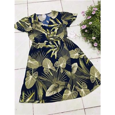 Đầm NAIF (Xuất US) Size M HOA LÁ Tay Cánh Tiên