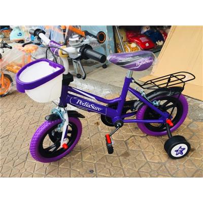 Xe Đạp 12 Inch PediaSure MÀU TÍM Cho Bé 2 - 4 Tuổi + PHỤ PHÍ 50 NGÀN