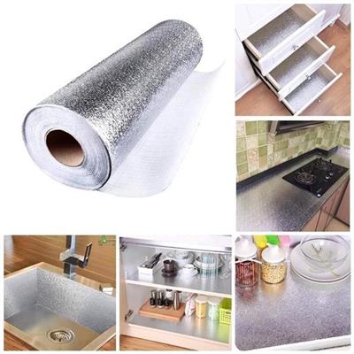 Cuộn Giấy Bạc Dán Bếp Cách Nhiệt - Kt: (600 x 2000) mm
