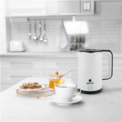 TRẮNG: Ấm/ Bình Đun Siêu Tốc 2 Lớp Elmich 1.7Lít EDA-0859
