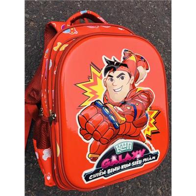 Balo KUN SIÊU PHÀM Size Lớn Cho Học Sinh Cấp 1,2 - MÀU ĐỎ