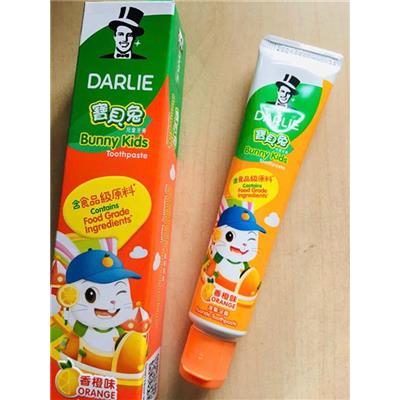 CAM: Kem Đánh Răng Trẻ Em Darlie Bunny Kids - Hương Cam