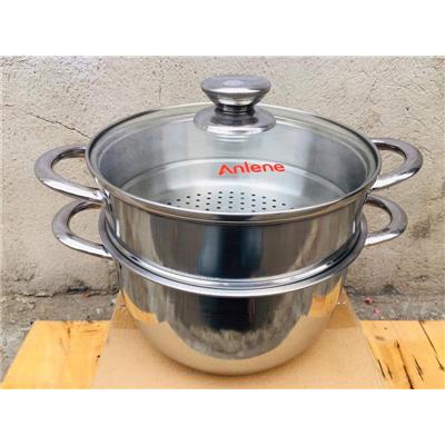 Bộ Nồi Xửng Hấp Inox 20cm ANLENE