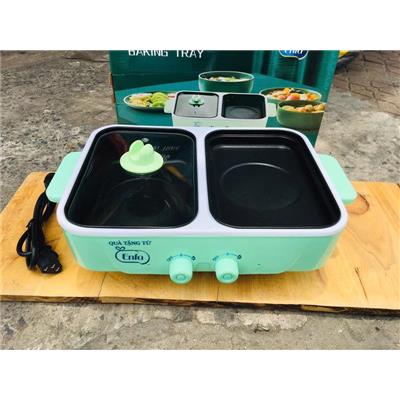 Bếp Lẩu Nướng Điện Mini Enfa HM-30
