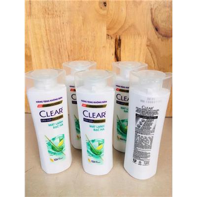 Combo 5 Chai Dầu Gội Clear BẠC HÀ MÁT LẠNH Sạch Gàu 70g
