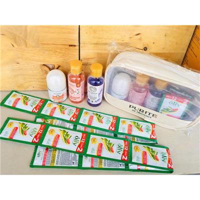 Bộ Túi Mĩ Phẩm Du Lịch Purité 4 Món Cho Nữ - CÓ LĂN