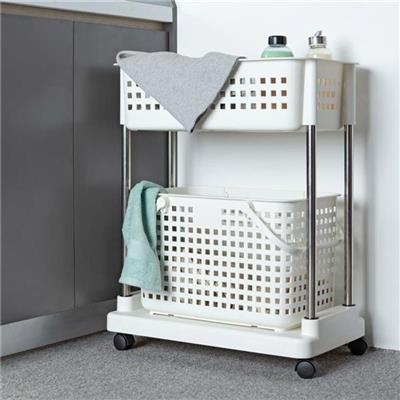 Kệ Giặt Di Động Nachi Inochi 2 Tầng Kèm Giỏ Đựng Đồ