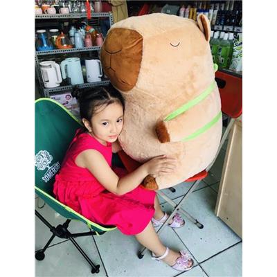 Thú Bông CapyBara Cõng Rùa "Bộ Trưởng Bộ Ngoại Giao" SIZE KHỔNG LỒ