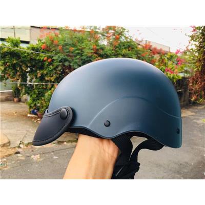 Nón Bảo Hiểm Nửa Đầu Delites ATN05 Size XL - XANH ĐEN