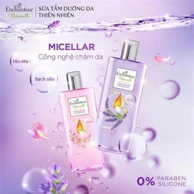 COMBO 50 GÓI Sữa Tắm Enchanteur Dưỡng Da Thiên Nhiên Naturelle Moisturizing Shower Gel 2 MÙI
