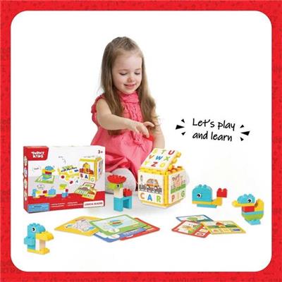 Đồ Chơi Toony Kids Bộ Lắp Ráp Chữ Số Logic Sáng Tạo Cho Bé - LOGICAL BUILDER - TN00122