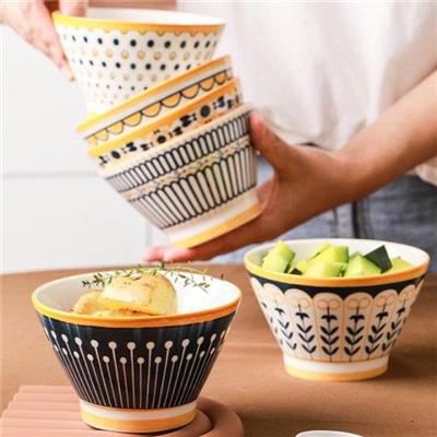 Combo 10 Chén Sứ NÓN Decor Mac Cereal