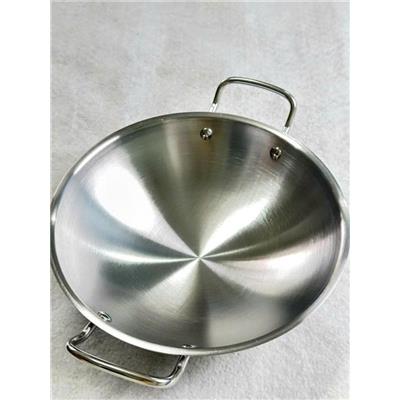 Chảo Xào Inox Sâu Lòng 2 Quai 24cm (MAGGI)