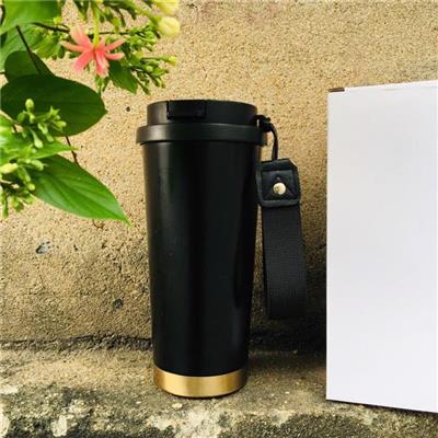 LY GIỮ NHIỆT 500ml Có Dây Xách - Màu Đen