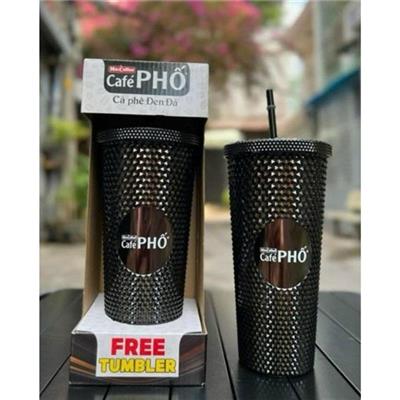 Ly TUMBER 2 Lớp MÀU ĐEN Size Lớn 700ml
