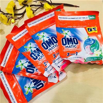 COMBO 5 GÓI: 4 Viên Giặt Xả Đa Năng 3 Trong 1 Omo Matic Hương Tươi Mát  COMBO 5 GOI: 4 Vien Giat Xa Da Nang 3 Trong 1 Omo Matic Huong Tuoi Mat