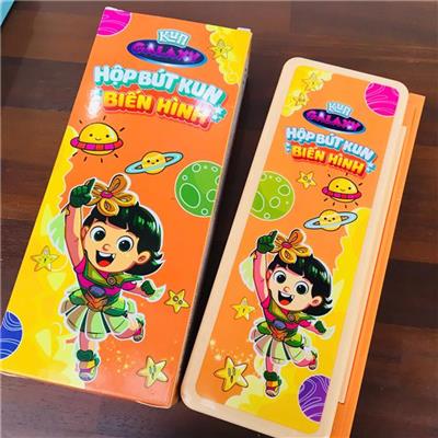 Hộp Bút KUN Biến Hình Đa Năng - CAM  Hop But KUN Bien Hinh Da Nang - CAM