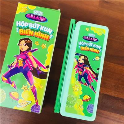Hộp Bút KUN Biến Hình Đa Năng - XANH LÁ  Hop But KUN Bien Hinh Da Nang - XANH LA