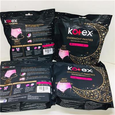 COMBO 4 GÓI Băng Vệ Sinh Kotex DẠNG QUẦN 2 Miếng Size M-L  COMBO 4 GOI Bang Ve Sinh Kotex DANG QUAN 2 Mieng Size M-L