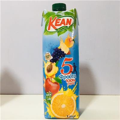 Nước ÉP TRÁI CÂY HỖN HỢP KEAN Nguyên Chất Hộp 1 Lít (5 Loại Trái)  Nuoc EP TRAI CAY HON HOP KEAN Nguyen Chat Hop 1 Lit (5 Loai Trai)