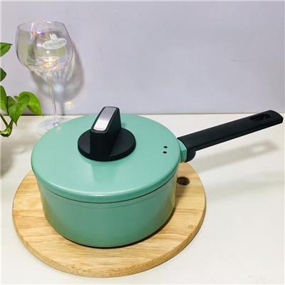 NỒI QUÁNH CHỐNG DÍNH Green Cook 18cm GCS224-18IH Đáy Từ MÀU XANH NGỌC