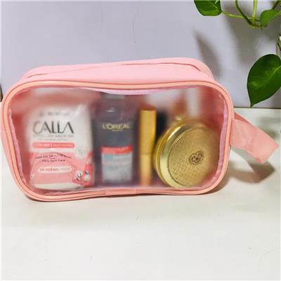 MÀU HỒNG: TÚI WASH BAG Chống Ướt Đựng Mĩ Phẩm, Dụng Cụ Cá Nhân