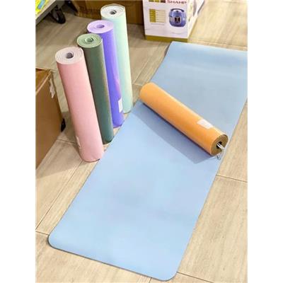 Thảm Tập Yoga ECO FRIENDLY 2 Lớp - Tặng Kèm Túi Đựng + Dây Đeo MÀU NGẪU NHIÊN