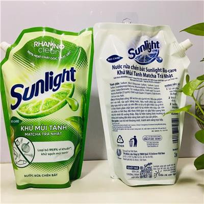 Nước RỬA CHÉN Sunlight MATCHA TRÀ NHẬT KHỬ MÙI TANH TÚI 2Kg