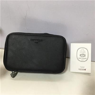 Bóp Da Diptyque Paris 2 Ngăn Đựng Mĩ Phẩm MÀU ĐEN