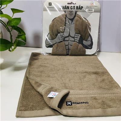 Khăn Cơ Bắp ROMANO Màu Xám - Kt: (28 x 80) cm  Khan Co Bap ROMANO Mau Xam - Kt: (28 x 80) cm