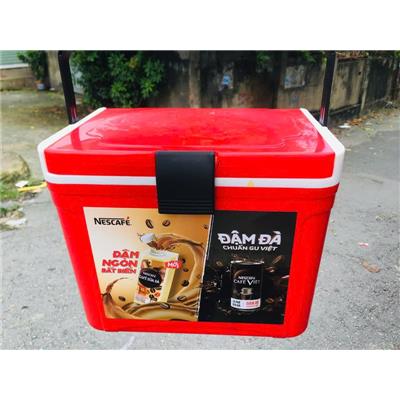 Thùng Đá Chữ Nhật NesCafe 14 Lít Nhựa Hiệp Thành  Thung Da Chu Nhat NesCafe 14 Lit Nhua Hiep Thanh