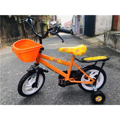 Xe Đạp 12 Inch Grow MÀU CAM Cho Bé 2 - 4 Tuổi  Xe Dap 12 Inch Grow MAU CAM Cho Be 2 - 4 Tuoi