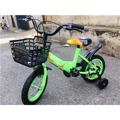 XANH LÁ: Xe Đạp THỂ THAO BÁNH CĂM 12 Inch Cho Trẻ Em 2 - 4 Tuổi (Enfa)