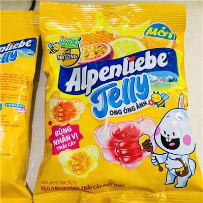 Kẹo Dẻo Hương Trái Cây Mật Ong Alpenliebe Jelly Ong Óng Ánh Gói 92g  Keo Deo Huong Trai Cay Mat Ong Alpenliebe Jelly Ong Ong Anh Goi 92g