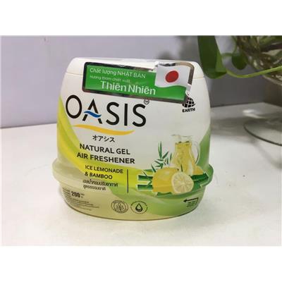 SÁP Thơm Phòng, Khử Mùi OASIS Natural Ice Lemonade & Bamboo 200g  SAP Thom Phong, Khu Mui OASIS Natural Ice Lemonade & Bamboo 200g