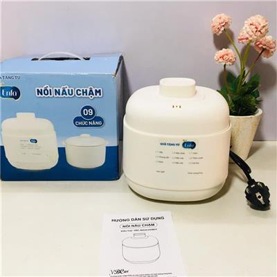 Nồi Nấu Chậm ENFA 1 Lít Bảng Điều Khiển Tiếng Việt - 9 Chức Năng Nấu (Nấu Cháo, Chưng Yến, Nấu Chè, Hầm Canh...)  Noi Nau Cham ENFA 1 Lit Bang Dieu Khien Tieng Viet - 9 Chuc Nang Nau (Nau Chao, Chung Yen, Nau Che, Ham Canh...)